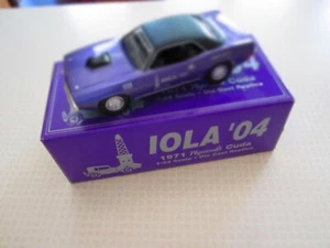1971 Plymouth "Cuda" 1/24 Scale Die-Cast Model Iola 2004 Show by RC2 Brands - Picture 1 of 7