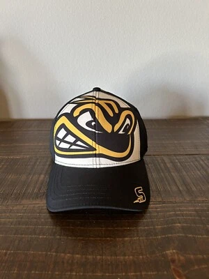 Gorra ajustable The Game nueva con etiquetas Unknown Team poliéster/spandex negra/amarilla talla única Foto 1 de 4