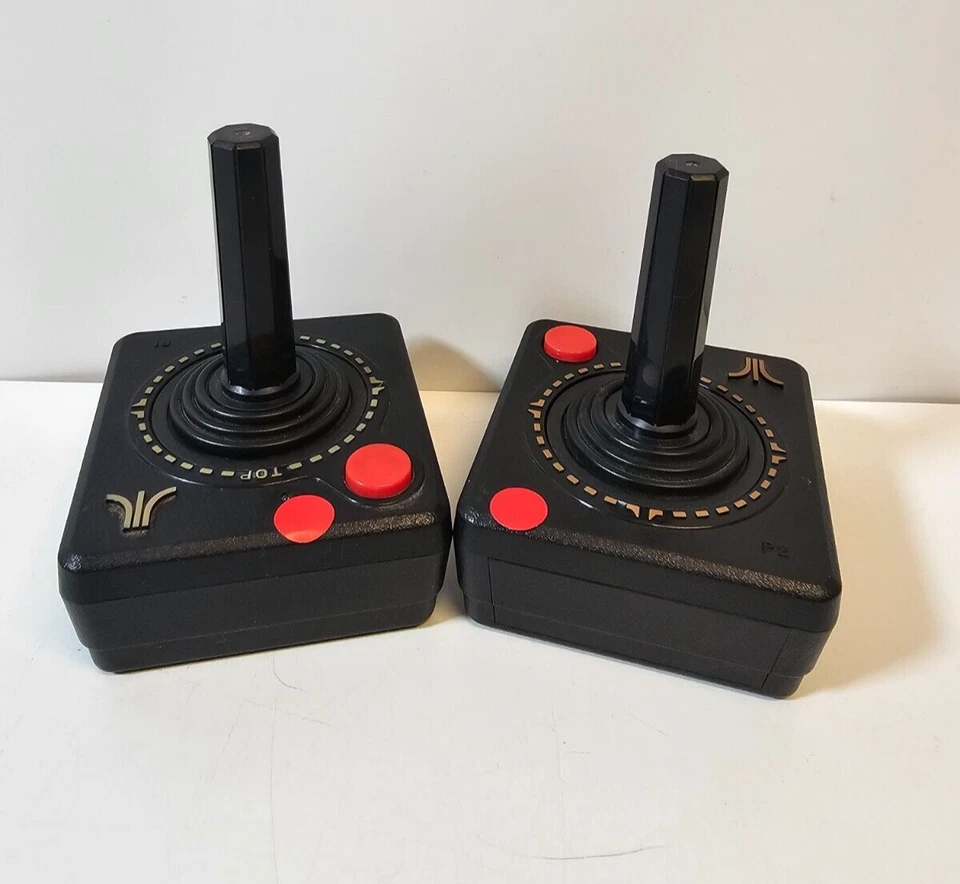 2 x Atari 2600 Joystick Authentic Original Vintage Retro Controllers - Image 1 of 4
