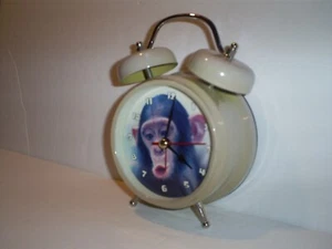 VTG Mark Feldstein Wacky Wakers Chimp Monkey Alarm Clock - Picture 1 of 4