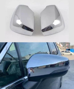 Chrome Rearview Side Mirror Cover Trim Emblems For Subaru Ascent 2019-2023 ABS - Picture 1 of 1