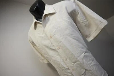 Cubavera Hawaiian Shirt Beige Rayon Polyester Relaxed Mens Size Large - Image 1 of 4