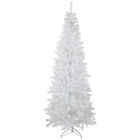 Northlight 7.5' White Georgian Pine Artificial Christmas Tree White LED Lights