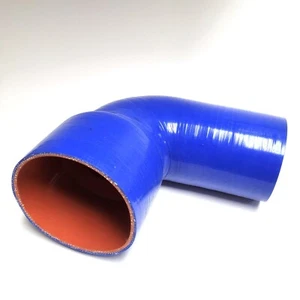 Reinforced Silicone 90° Reducer Elbow Hose, 3.5/4" ID, 6" Length - Picture 1 of 1
