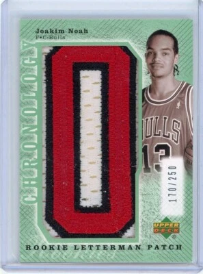 Parche fabricado cronología de cubierta superior 2007-08 #LMA255 Joakim Noah 110/250 Foto 1 de 2