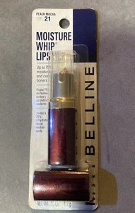 Maybelline Moisture Whip Lipstick PEACH MOCHA #21 New Sealed Makeup USA - Picture 1 of 7