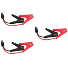  3 Pieces Car Replacement Parts Jumper Cables with Battery Clip