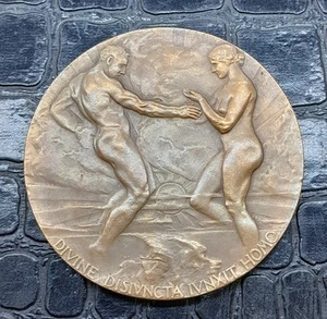1915 Panamá Pacific International Exposition Medal Of Award Bronce 70 mm - Picture 1 of 5