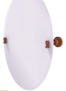 Allied Brass Frameless Oval Tilt Mirror with Beveled Edge Autumn Sparkle - Picture 1 of 2