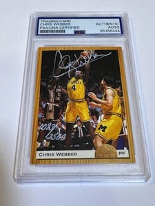 PSA Authentic Autograph Chris Webber 1993 Classic Draft Picks Promo Michigan! - Picture 1 of 2