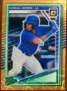 2025 Donruss Optic Kendall George #116 Orange Velocity Los Angeles Dodgers ⚾️ - Bild 1 von 2