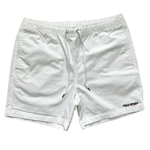 Polo Ralph Lauren Stretch Classic Kordelzug Baumwolle Shorts Herren Größe XL weiß - Bild 1 von 8