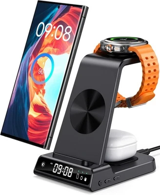 Wireless Charger for Samsung, 3 in 1 Wireless Charging Station - Image 1 of 4