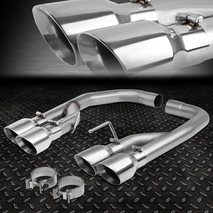 For 18-20 Ford Mustang 5.0L S.Steel 4"OD Muffler Tip Axle Back Exhaust System - Bild 1 von 7