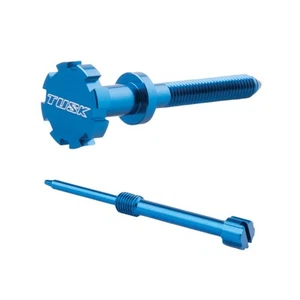 Tusk Carburetor Adjustment Screw Kit Blue For Kawasaki KX125 1988-2000 - Picture 1 of 4