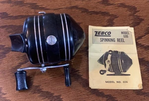 Vintage Zebco 600 Spincast Angelrolle Schwarz Made in USA. Wie Ist Verkauf. - Bild 1 von 4