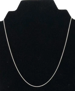 Vintage Tiffany & Co 18” Chain Necklace Classic Style in Sterling Silver Au 925 - Picture 1 of 3