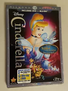 Cinderella (DVD/Blu-ray, 2012, 2-Disc Set, Diamond Edition DVD/Blu-ray) Disney - Imagen 1 de 2
