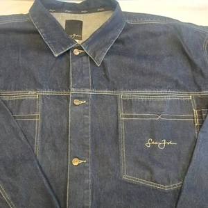 Sean John Vintage Hip Hop Street Wear Denim Herren Jacke Größe 6xL Y2K Skater - Bild 1 von 9