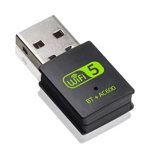RUIZHI Clé WiFi USB 600 Mbps Adaptateurs Bluetooth 42 Dongle 24 GHz/58 GHz Ca... - Photo 1/8