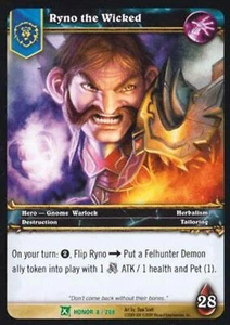 World of Warcraft TCG Ryno the Wicked - Fields of Honor 8/208 - Picture 1 of 2