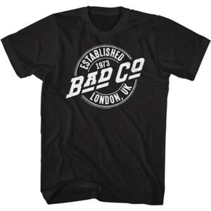 Bad Company Established 1973 London UK Men's T Shirt Official Band Merch - Picture 1 of 5