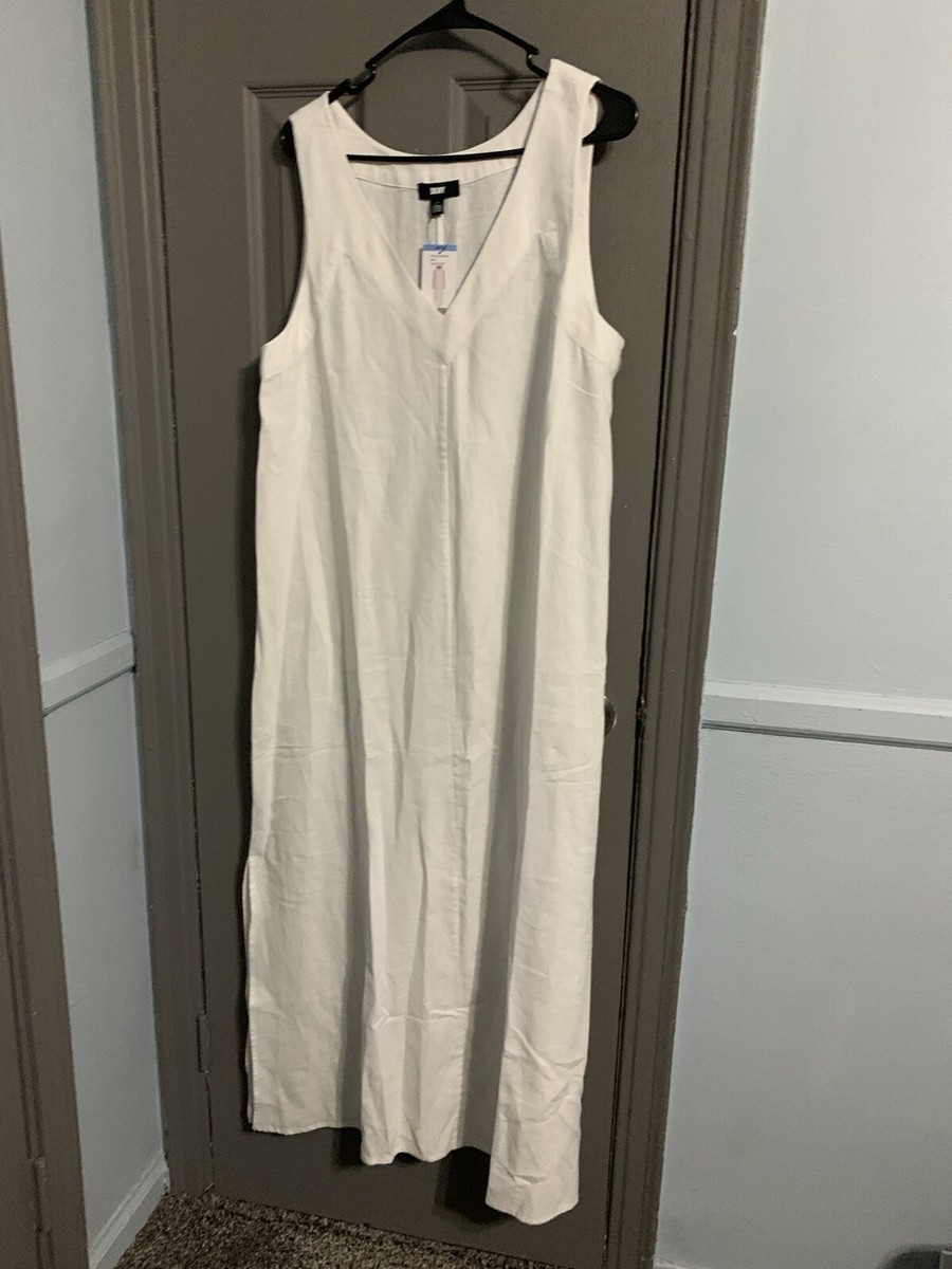 DKNY Ladies Linen Dress Size L White for sale online | eBay DKNY Ladies Linen Dress Size L White for sale online | eBay