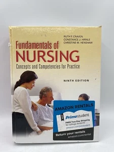 FUNDAMENTALS OF NURSING Concepts & Competencies 9th Edition 9E, Craven, w/ Code - Picture 1 of 5