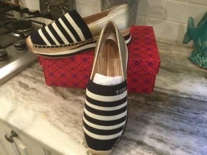 Tory Burch Daisy Slipper Trainer Mitternacht/Elfenbein/Gold. Neu im Karton 10 M - Bild 1 von 6