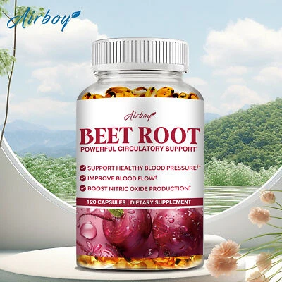 Extracto de raíz de remolacha - Circulación saludable, salud del corazón, resistencia, antiinflamación Foto 1 de 4