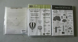 Stampin' Up! Lift Me Up + Treehouse Adventure + Matching Up & Away Thinlits nuovo con scatola - Foto 1 di 2