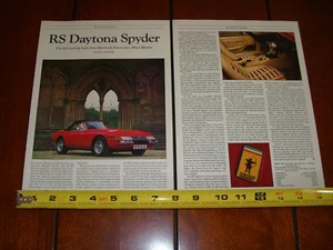 1988 RS DAYTONA SPYDER - ORIGINAL ARTICLE - Picture 1 of 3