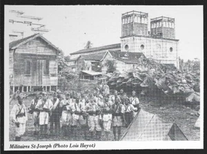 1980  --  MARTINIQUE . MILITAIRES A SAINT JOSEPH . 3Y674 - Imagen 1 de 1