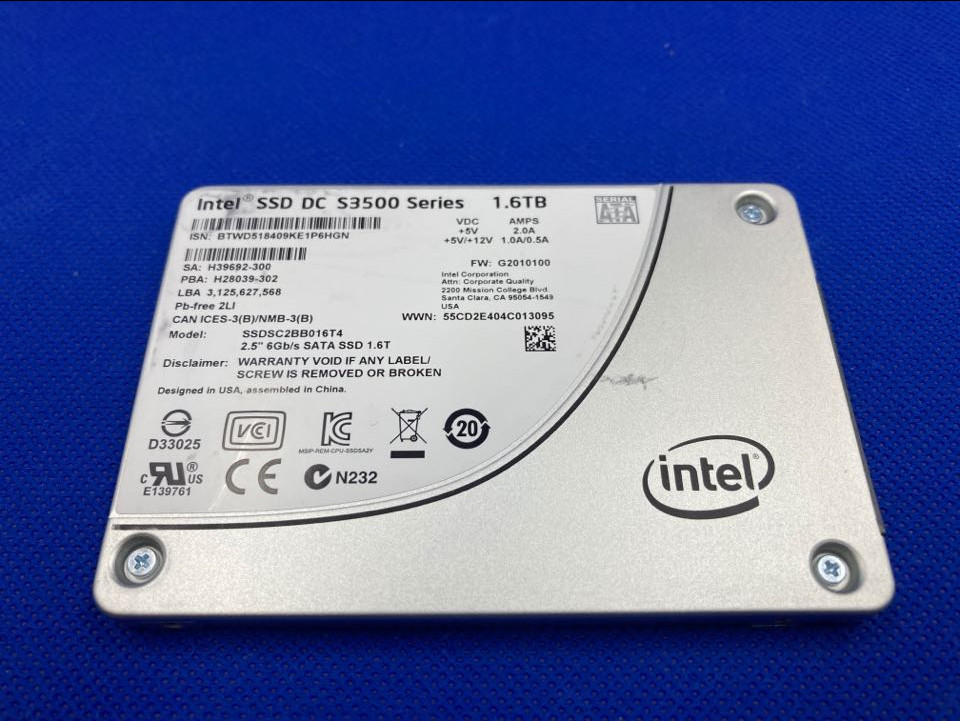 Intel P3605 1.6T Enterprise SSD