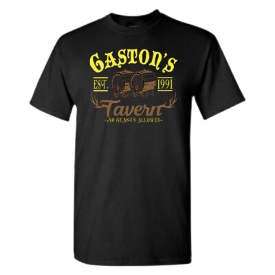 Gaston's Tavern Bar T-shirt - No Beasts Allowed - Image 1 of 4