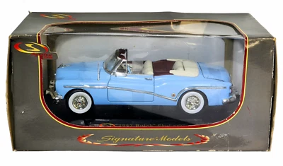 Signature Models Limited 1953 Sky Blue Buick Skylark Convertible 1/32 Diecast - Image 1 of 4