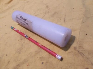 NATURAL UHMW TUBE machinable plastic bushing stock 1-1/2" OD x 1/2" ID x 6-7/8" - Picture 1 of 1