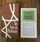 Vintage Baha?I Faith Brochures / Pamphlets