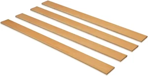 EVERGREENWEB - Kit 4 Doghe Letto in Legno RINFORZATE, Lunghezza 159Cm Larghezza - Foto 1 di 12