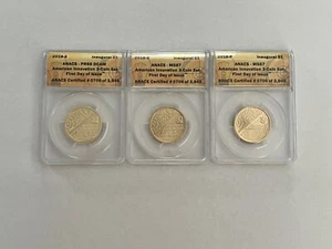 2018 P,D,S American Innovation $1 (3 coin set) ANACS Certified (Set 877) - Picture 1 of 2