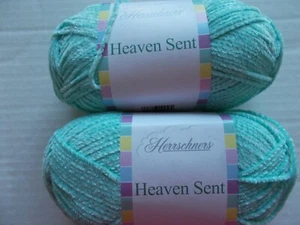 Hilo de bebé Herrschners Heaven Sent, Robin Egg, lote de 2 (5 oz, 207 yardas cada uno) - Imagen 1 de 2