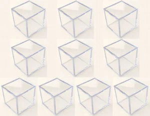 10 x Docsmagic.de Golf Ball Acrylic Display Case Holder - UV Safe - Picture 1 of 4