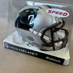 *Carolina Panthers* Riddell NFL “Speed”- Mini Helmet (3-5/8) NEW in Box - Picture 1 of 6