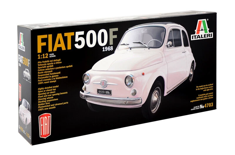 Italeri 4703 - 1/12 Fiat 500F 1968 - Nuovo - Immagine 1 di 1