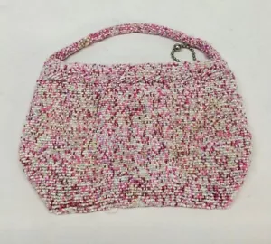Bolso de mano antiguo para mujer con cuentas - Imagen 1 de 7