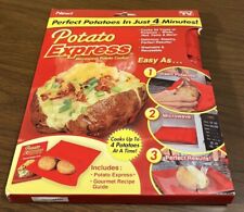 Potato Express Microwave Baked Potato Cooker Bag with Recipe Guide NEW From USA!