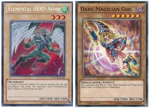 Dark Magician Girl - YGLD (Alternate Art) + Elementar-HELD Avian (alternate art) - Bild 1 von 3
