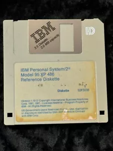 IBM Personal System /2 - Model 95 XP486 Reference Diskette - 3.5 Media - Picture 1 of 1