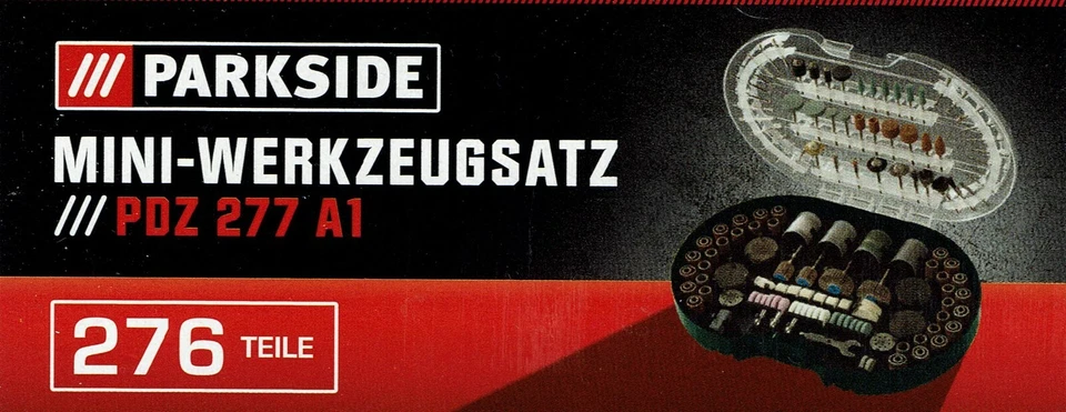 Mini Werkzeugsatz für Parkside Dremel Minischleifer Stabschleifer 276-tlg NEU - Bild 1 von 1