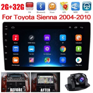 2+32G For Toyota Sienna 2004-2010 Android 13 Apple Carplay Car GPS Navi - Bild 1 von 13